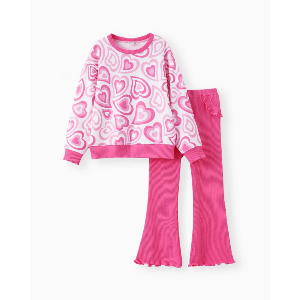 PatPat Komplet za djevojčice, Pink slika 1