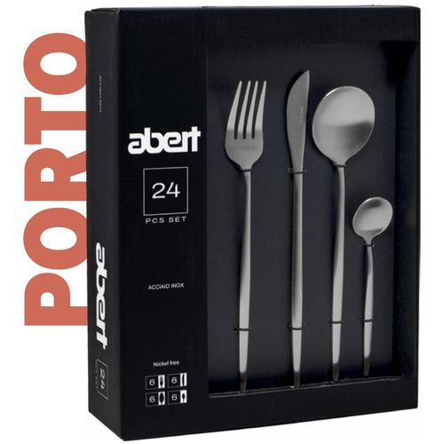 Abert Porto set 24/1 - Inox slika 1