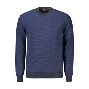 HUGO BOSS MEN'S SWEATER BLUE