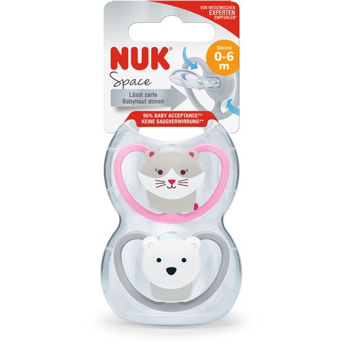 NUK duda varalica - silikon Space s1 (0-6m), 2 kom/box 10730313 slika 5