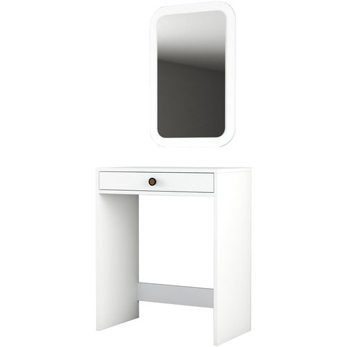 Woody Fashion Stol, Lizbon Mirror - White slika 7