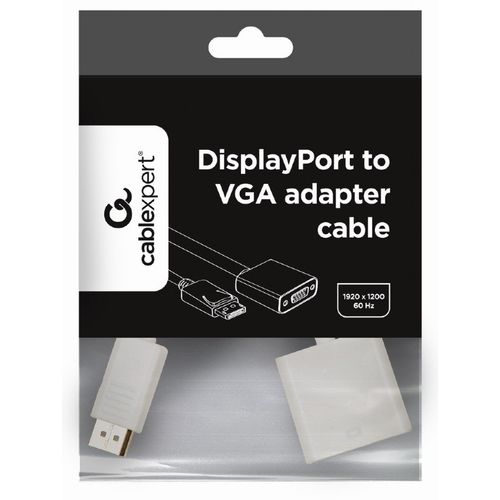 Gembird A-DPM-VGAF-02-W DisplayPort to VGA adapter cable, white slika 3