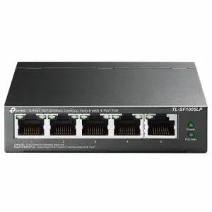 TP-Link TL-SF1005LP Switch 5-Port 10/100Mbps with 4-Port PoE