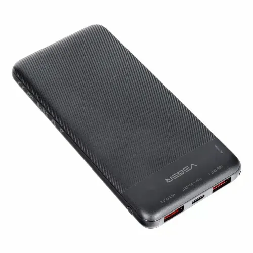 VEGER powerbank 10.000 mAh PD QC3.0 2A 20W A11S (W1133S) crni slika 4