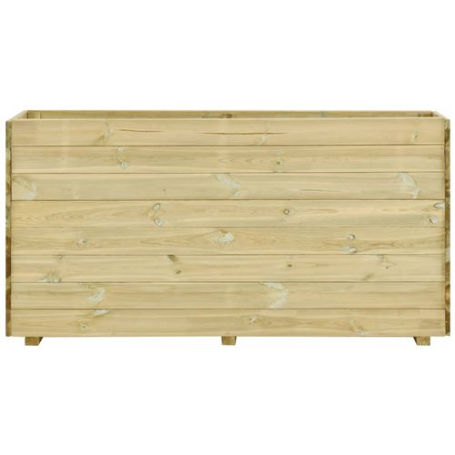 Vrtna sadilica s dnom 150 x 50 x 75 cm od impregnirane borovine slika 22