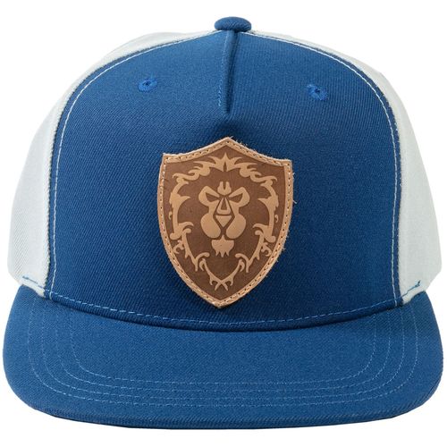 JINX WORLD OF WARCRAFT ALLIANCE LEATHER EMBLEM SNAPBACK HAT slika 2