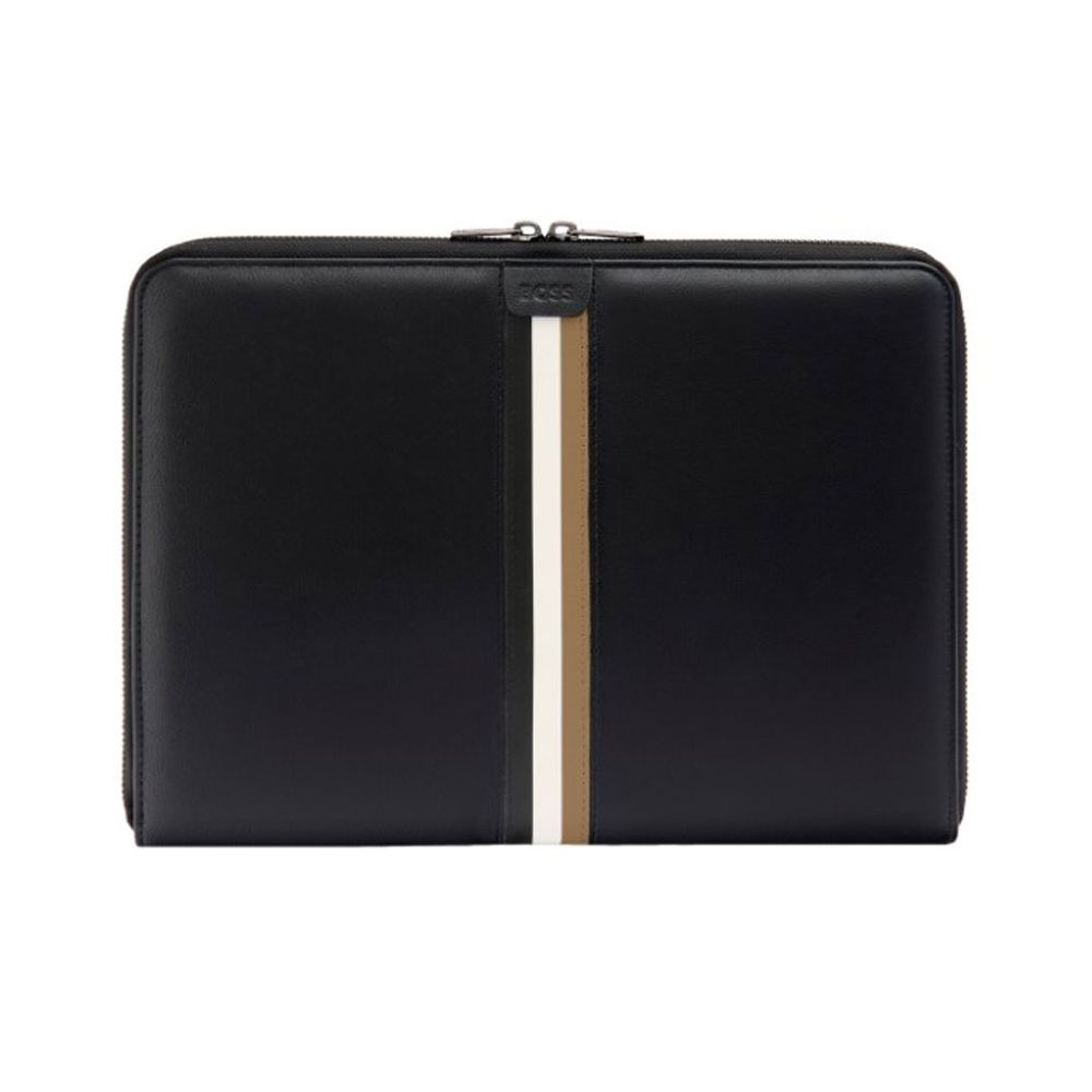 Hugo Boss Mapa konferencijska A4 Iconic HTA521A zip crna slika 1