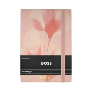 Hugo Boss notes A5 Holographic Flower HNH623XL, nude