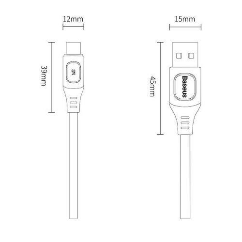 BASEUS kabel USB - USB Type-C QC PD 5A slika 6