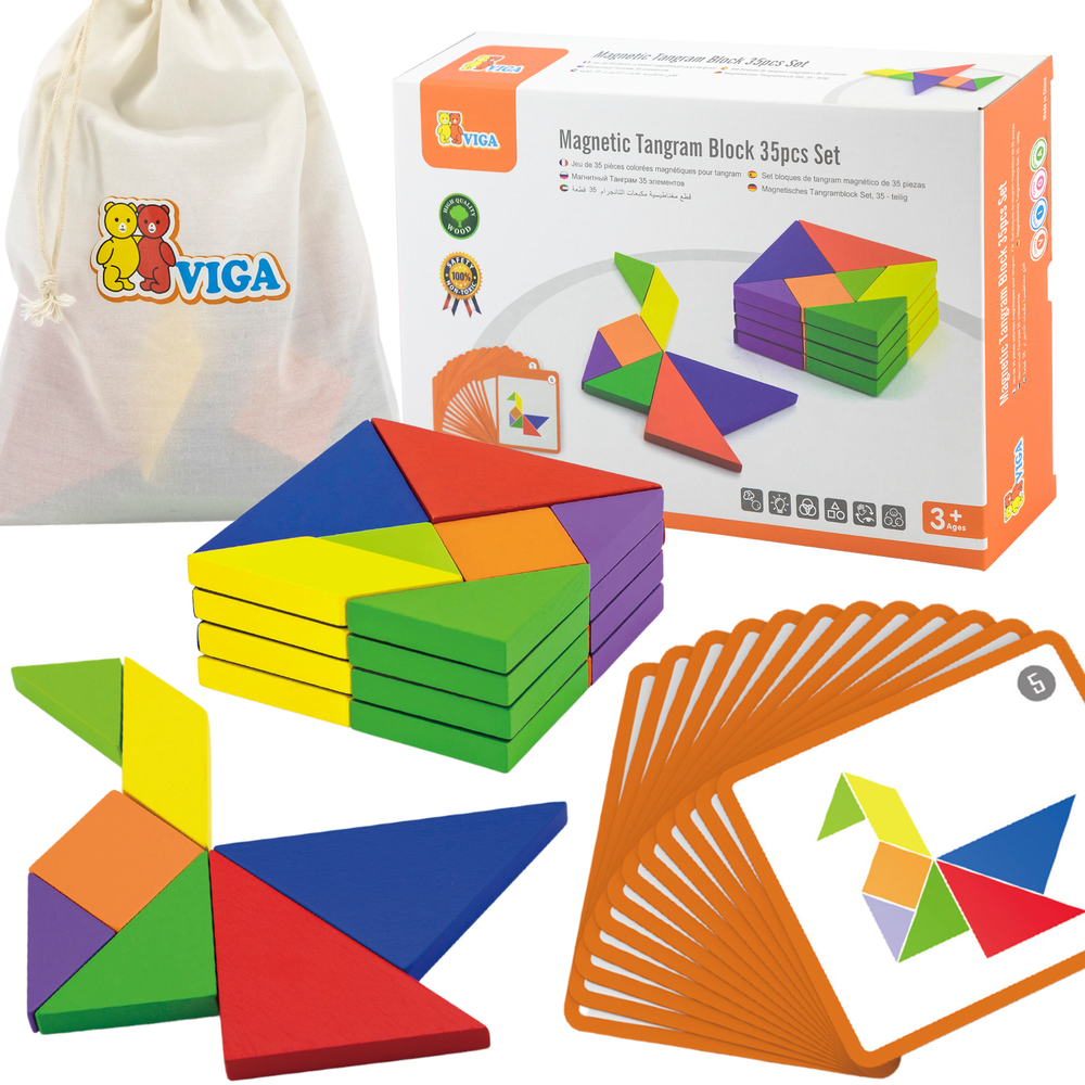Viga tangram drvena puzzle igra FSC certifikat slika 8