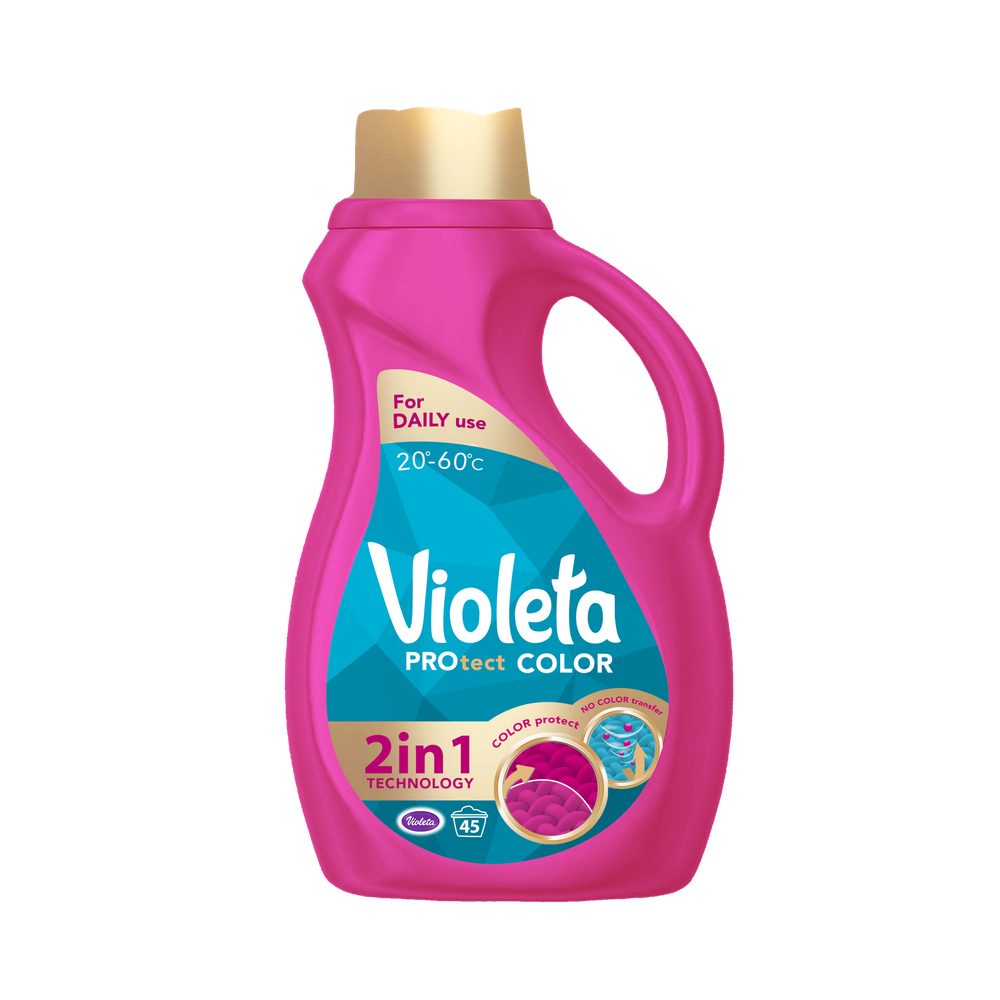 Violeta tečni deterdžent za veš PROtect COLOR 2,7l slika 1