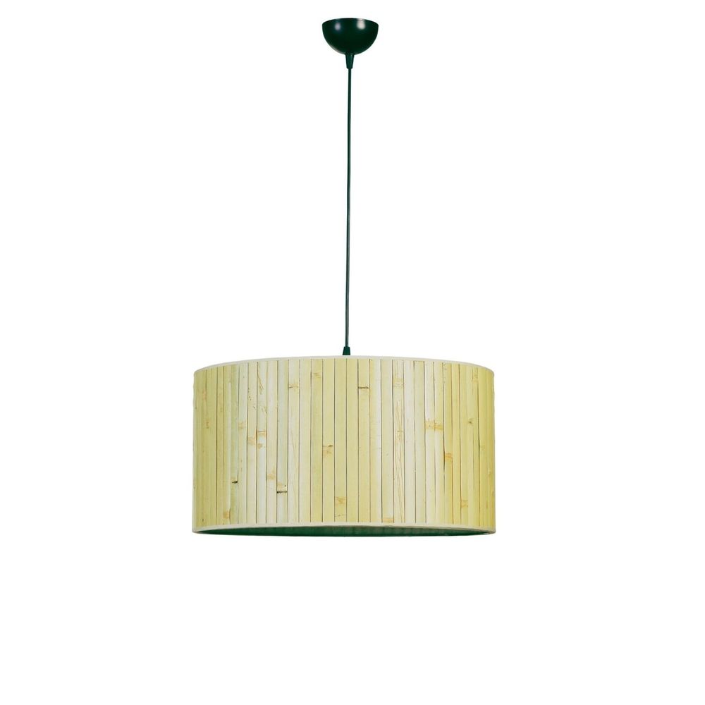 Bambu 08 Abajurlu Tekli Sarkıt Avize - Oak Black slika 2