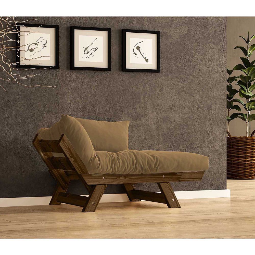 Baštenska Sofa za Jednu Osobu, CPT8132-140, Boje: Orah Camel slika 2