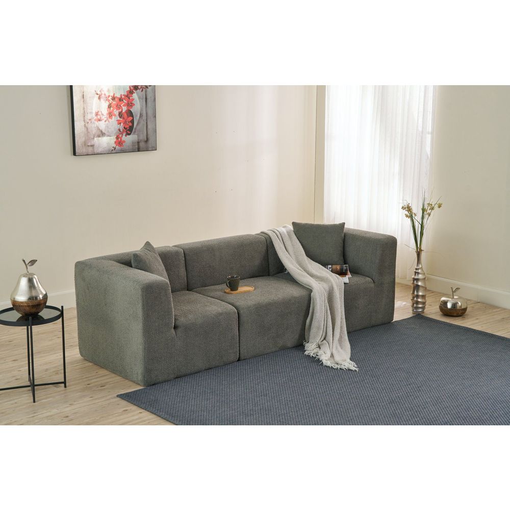 Sofa za tri osobe Raks - siva boja slika 2
