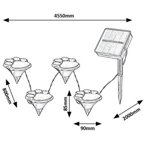 Wigry spoljna solarna lampa slika 9