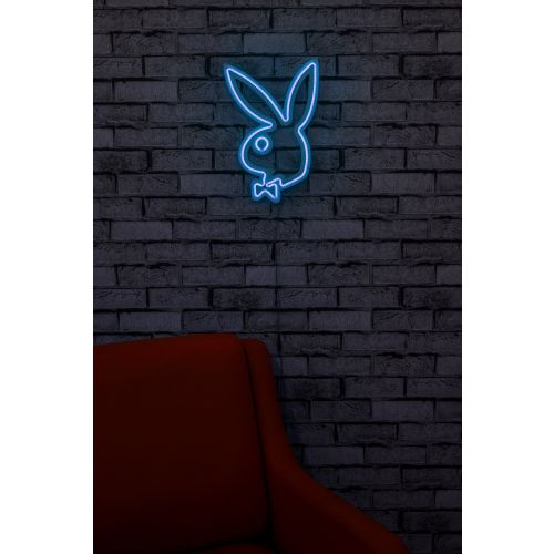 Wallity Ukrasna plastična LED rasvjeta, Playboy - Blue slika 12