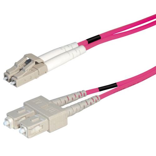 Transmedia Fibre optic MM OM4 Duplex Patch cable LC-SC 10m slika 1