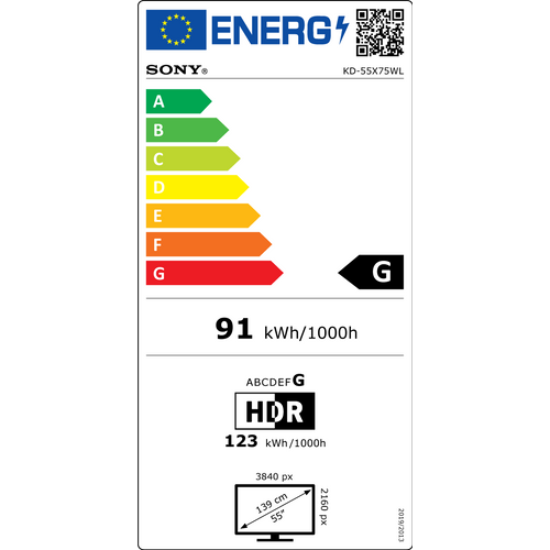 Sony televizor kd55x75wlpaep smart tv 55" 4k ultra hd dvb-t2 slika 6