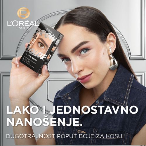 L'Oréal Paris Brow Color polutrajna boja za obrve 3.0 Dark Brunette​ slika 6