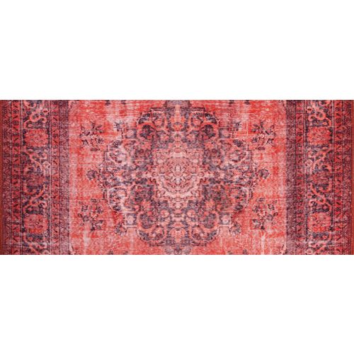 Blues Chenille - Red AL 131  Multicolor Hall Carpet (75 x 230) slika 4