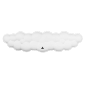 White Shark Podloga za tipkovnicu KP-012 CUMULUS, Bijela