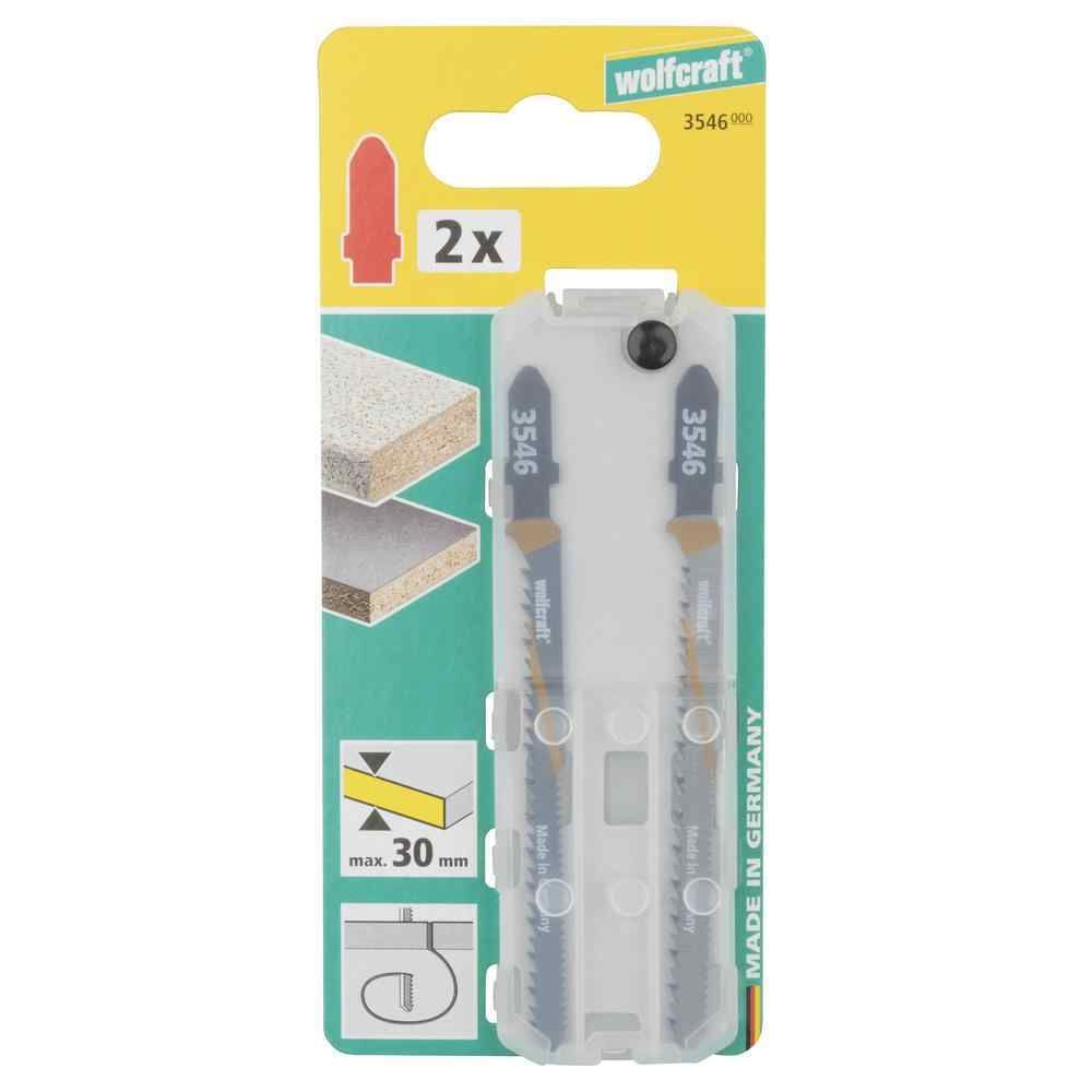Wolfcraft Ubodne Pilice Za Drvo i PVC Obostrano Nazubljene 100/2,4 mm / 2 kom - 3546000 slika 6