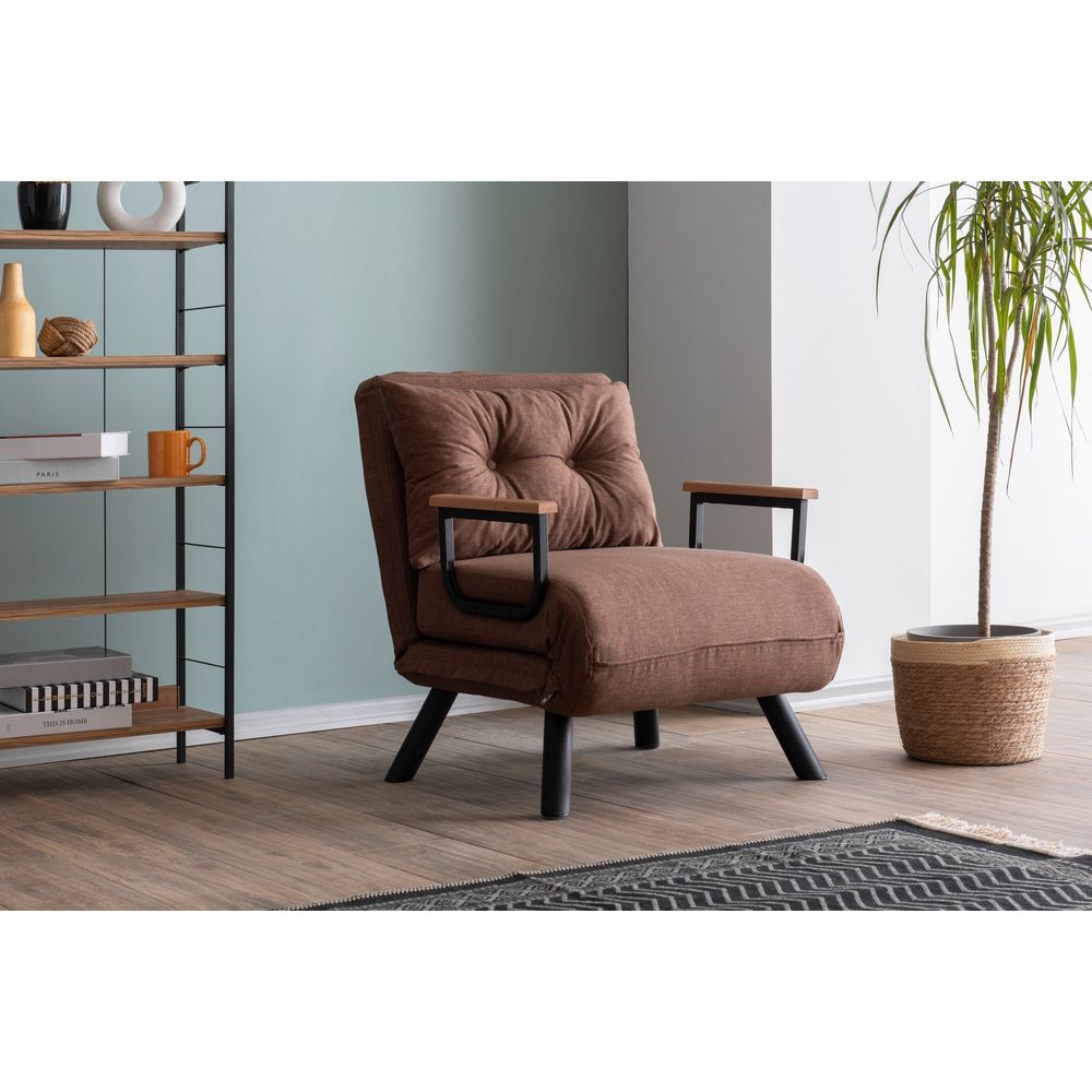 Sando Single - Jednosjed Sofa-Krevet u Svijetlo Smeđoj Boji slika 2