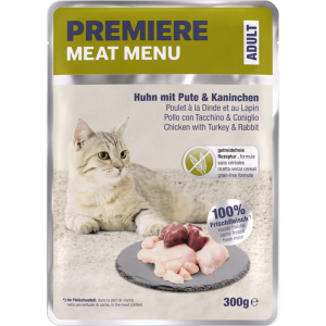 Premiere Cat Meat Menu Adult perad, zečetina 300 g
