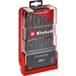 Einhell set borera za metal HSS-R 2 - 8 mm, 6 kom, Black