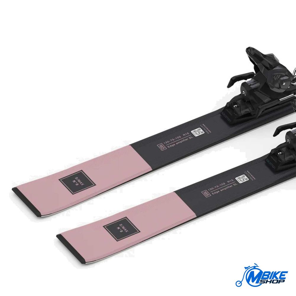 Salomon Ženske skije E S/MAX 8 Black/Rose Gold Metal/Silver Metal + Vezovi E M10 GW L80 Black/Grey slika 5