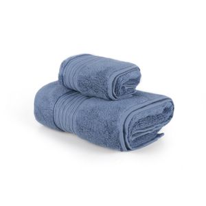 Chicago Set - Blue Blue Towel Set (2 Pieces)