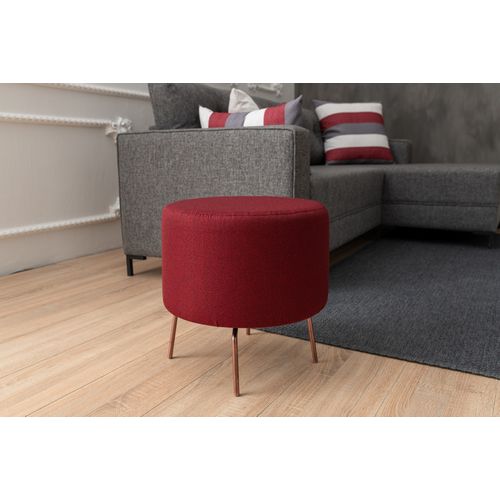 Atelier Del Sofa Tabure, Bordo crvena, Octo - Claret Red slika 4