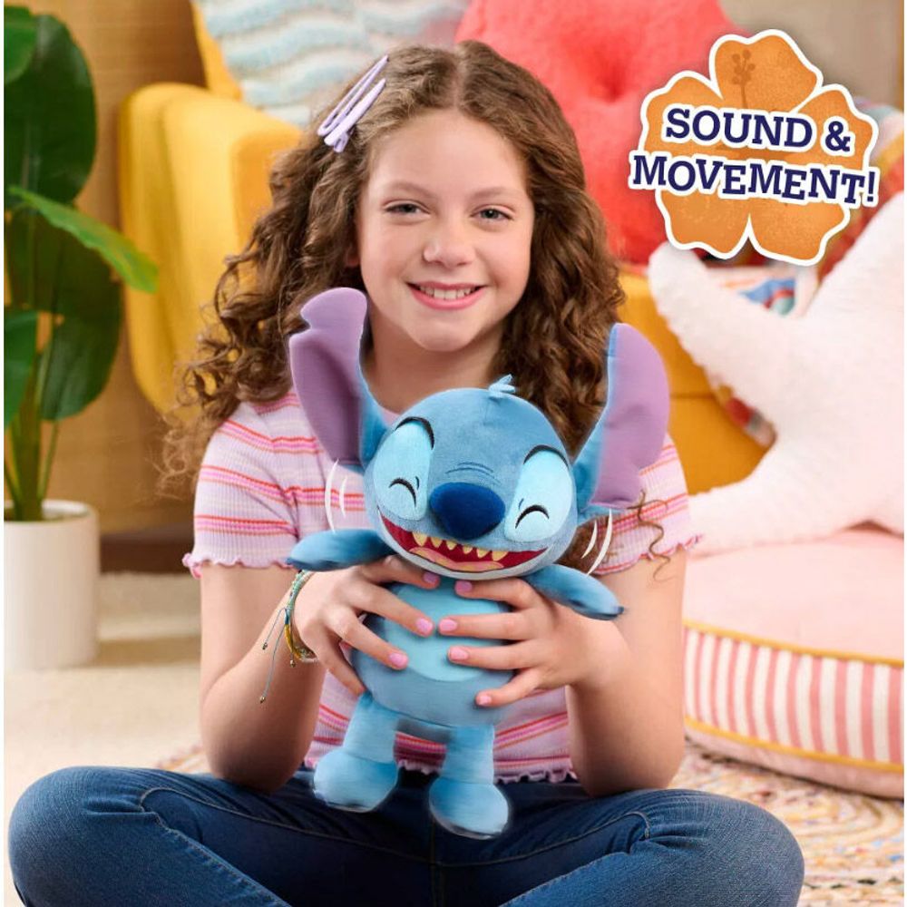 Disney Stitch plišana igračka 28 cm sa zvukom i pokretom slika 3