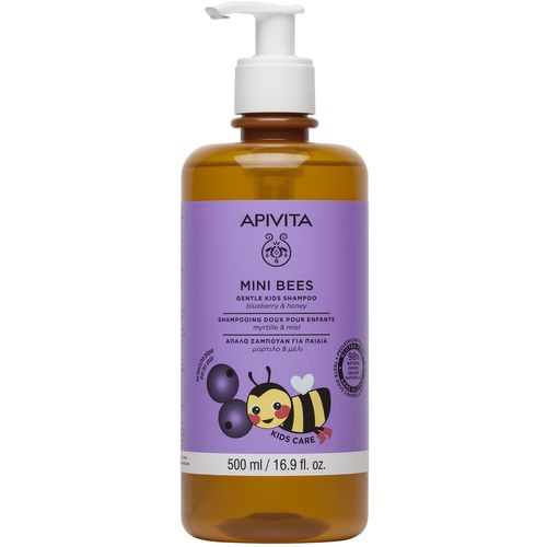 Apivita dječji šampon za kosu borovnica & med 500 ml slika 1
