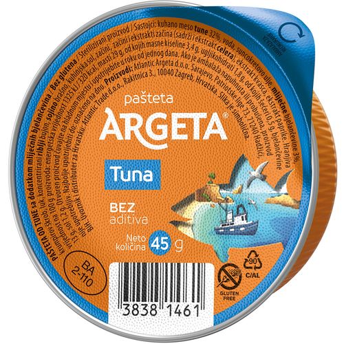 Argeta Tuna pašteta 45g slika 1