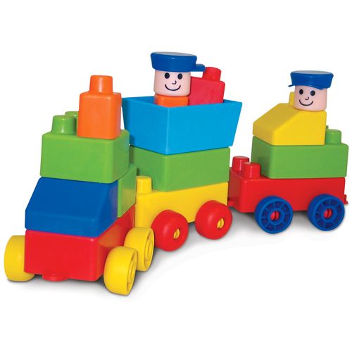 Edushape igračka Flexi Edu-Blocks - Train - 25 kom slika 1