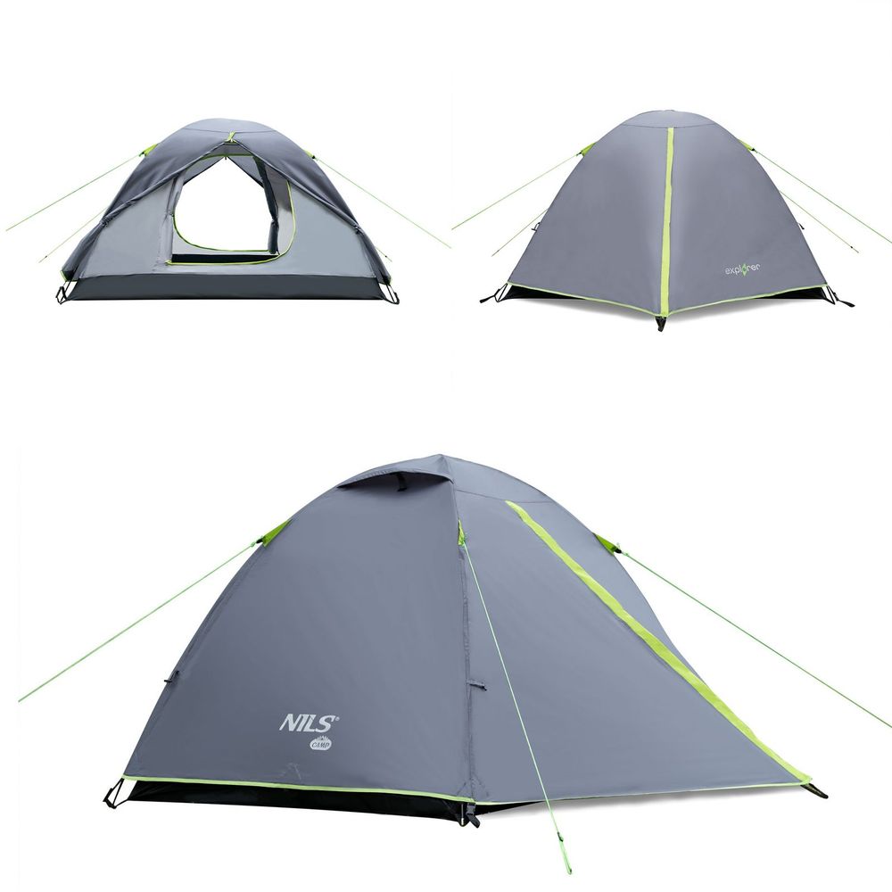 Nc6004 šator za kampiranje tamno sivi explorer nils camp slika 2