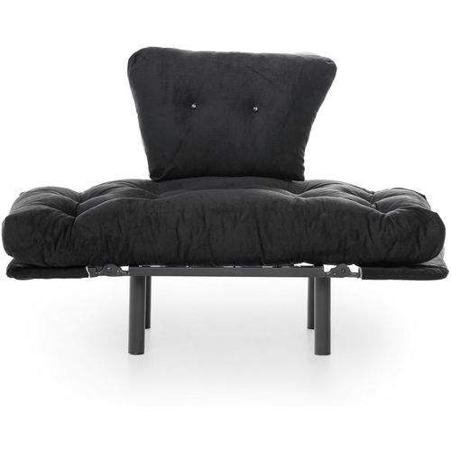 Atelier Del Sofa Fotelja, Crno, Nitta Single - Black slika 9