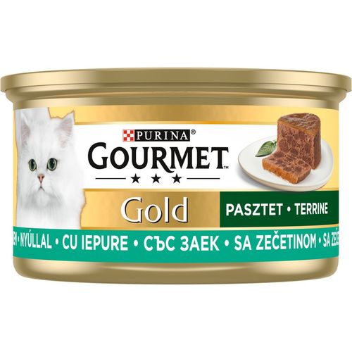 GOURMET GOLD Hrana za mačke, kunić, 85g slika 2