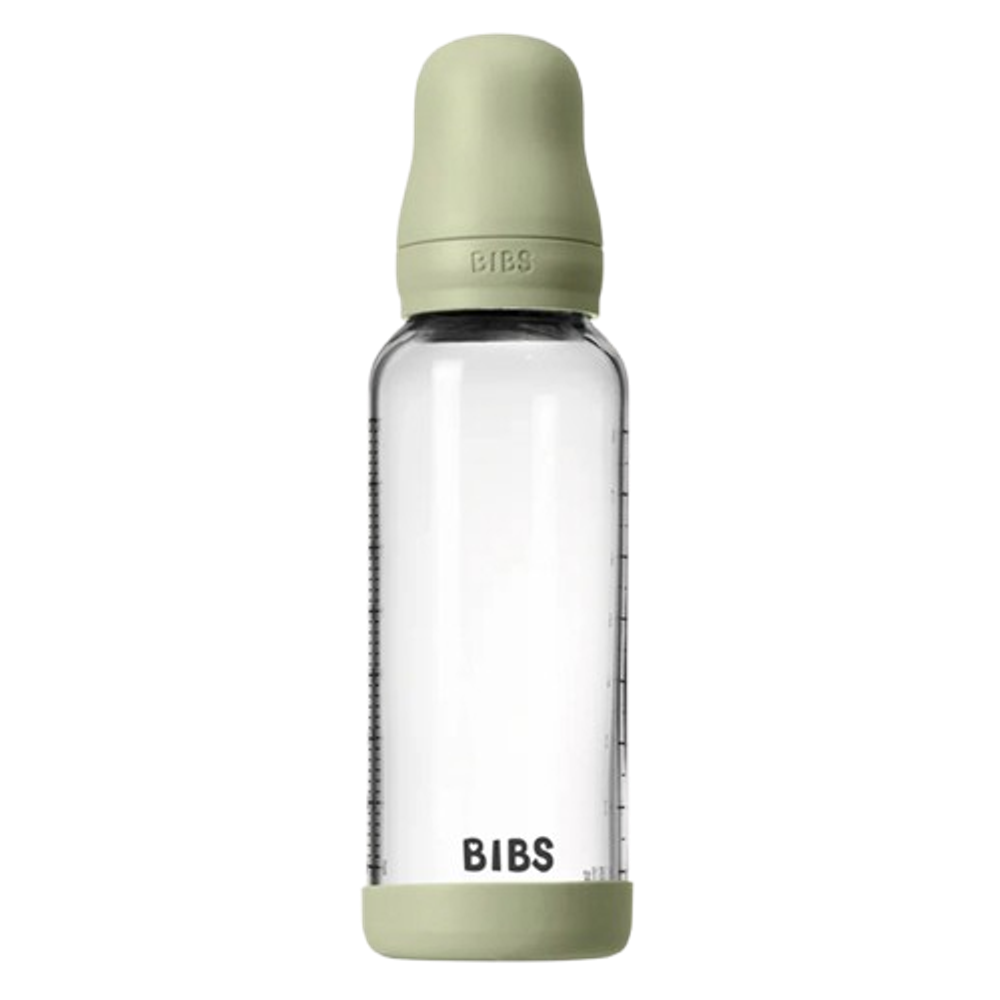 Bibs Staklena flašica za bebe Latex 240ml, Medium Sage slika 2