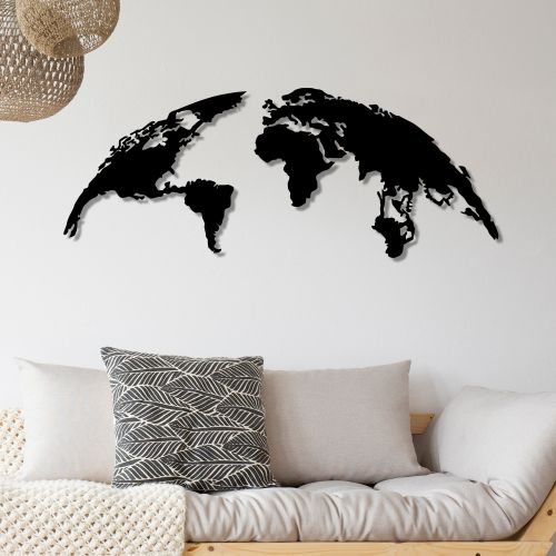 Wallity Metalna zidna dekoracija, World Map Large slika 2