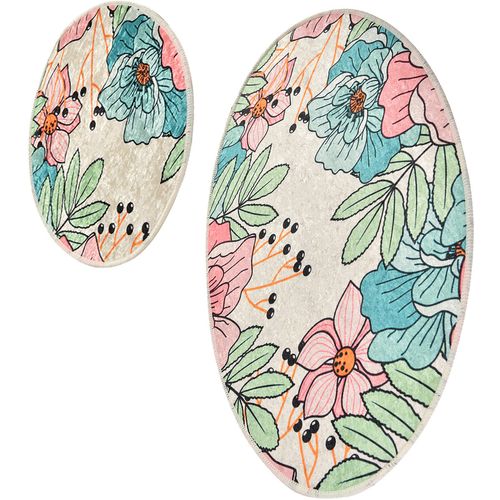 Spring Multicolor Bathmat Set (2 Pieces) slika 4