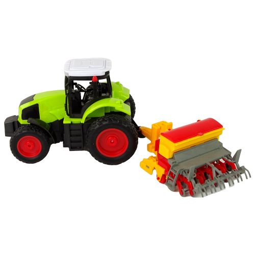 Traktor s balirkom na daljinsko upravljanje R/C 1:16 - zeleno/žuti slika 3