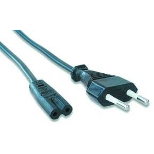 Gembird Power cord 1,8m EU input 2 pin plug slika 1