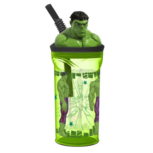 Marvel Hulk 3D figurine tumbler 360ml slika 1