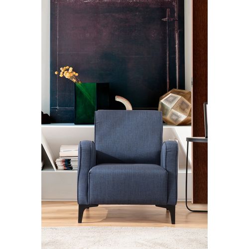 Atelier Del Sofa Fotelja, Plava, Petra - Blue slika 2