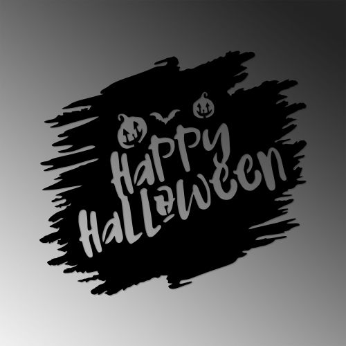 Wallity Metalna zidna dekoracija, Happy Halloween - 447 slika 4