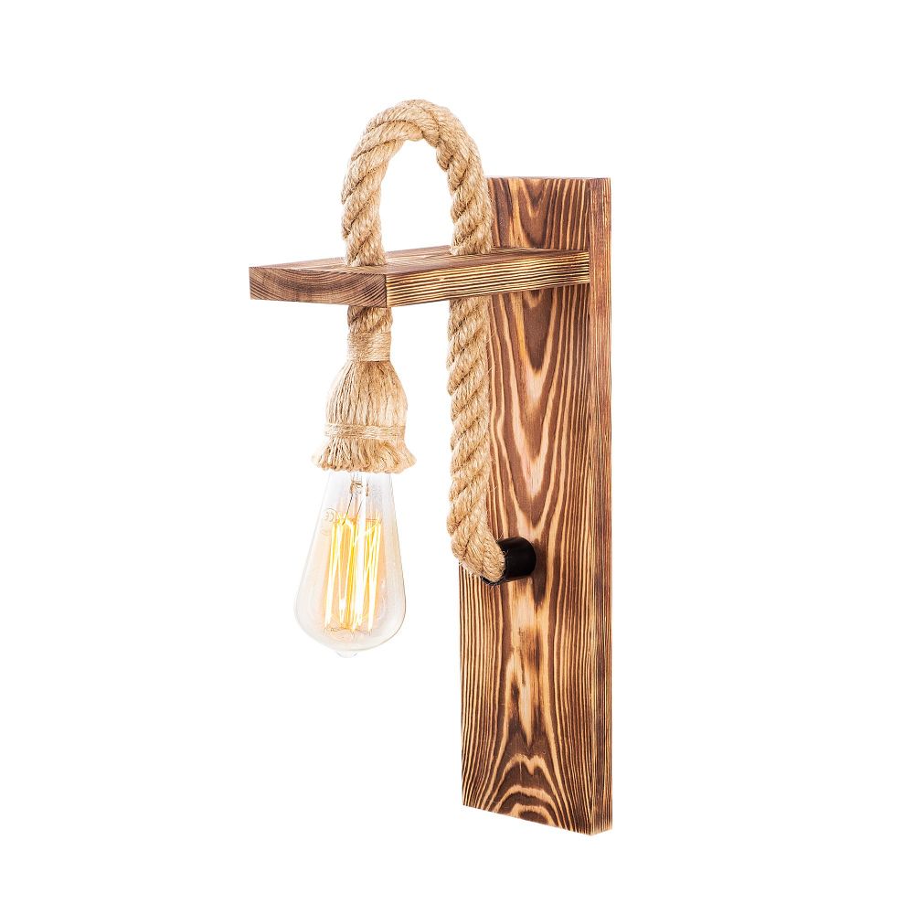 Drvena Zidna Lampa Erebos - Model 118-A slika 2