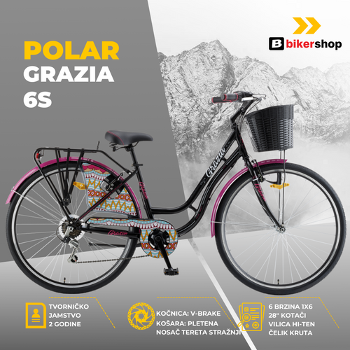 BICIKL POLAR GRAZIA 6s slika 2