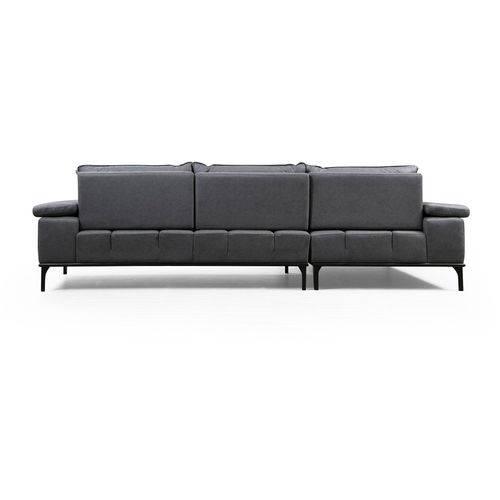 Atelier Del Sofa Kutna garnitura, Sivo, Hollywood Corner Left - Grey slika 14